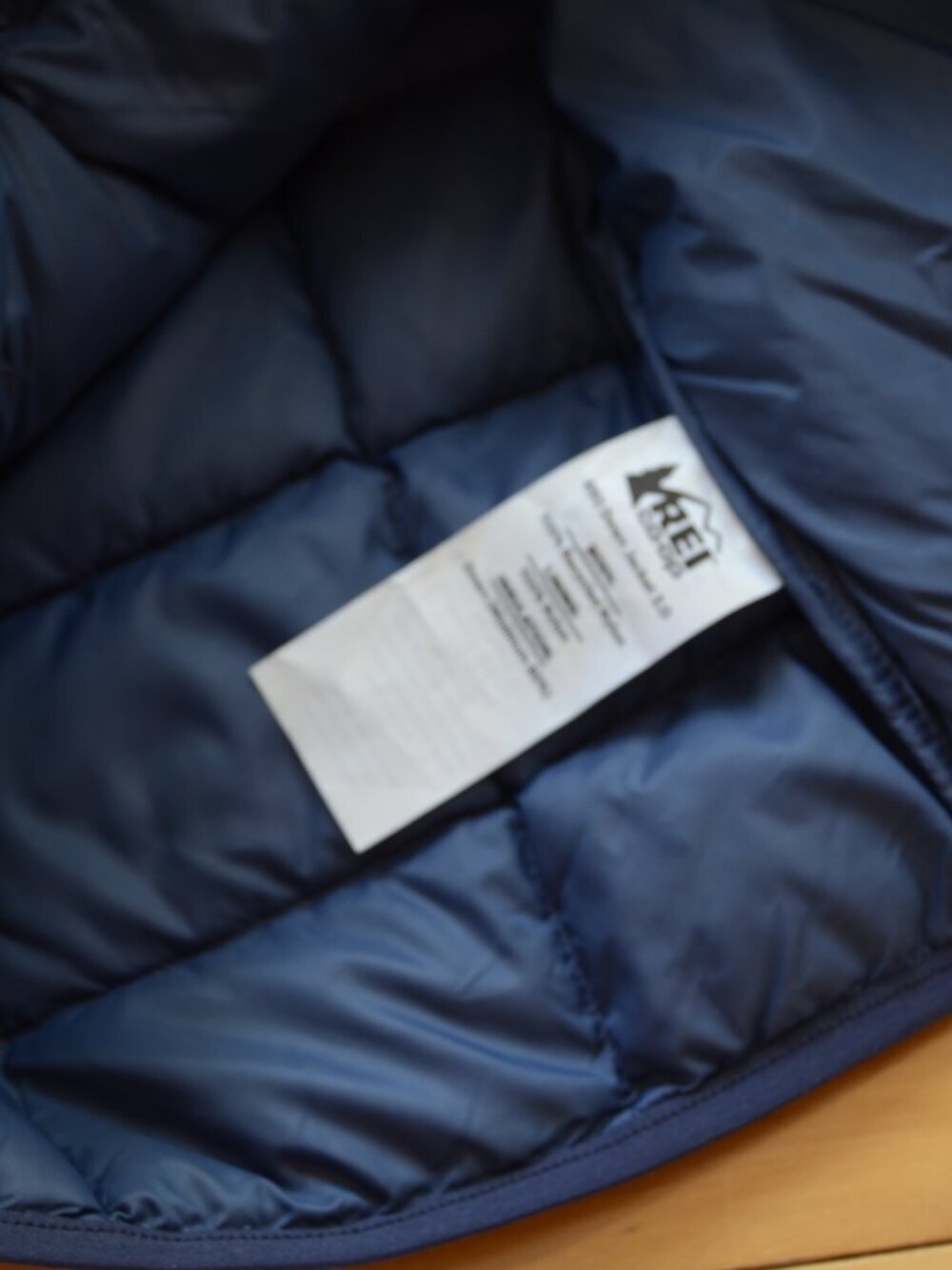 REI Co-op Men's Down Jacket in a dark blue Size M men - Picture 10 of 13
